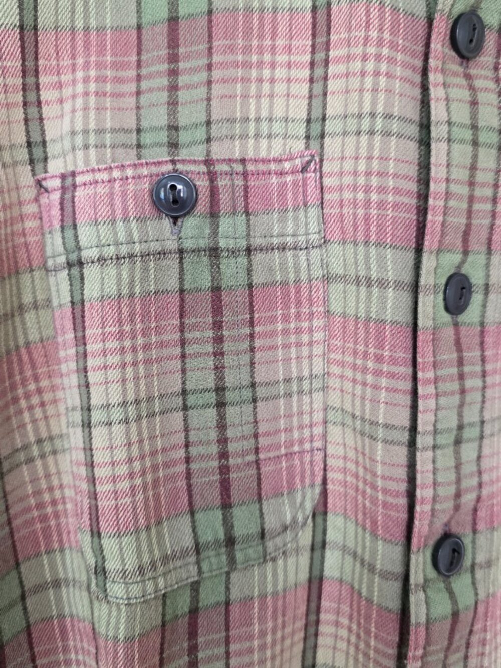 Double RL RRL By Ralph Lauren Men's Butte West Work Shirt Sage Plaid Size S NWOT - Picture 3 of 10